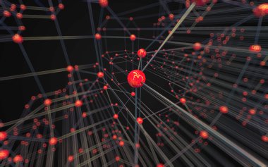 Soyut çokgen uzay düşük poligonal arkaplan 