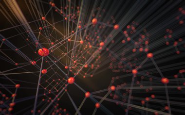 Soyut çokgen uzay düşük poligonal arkaplan 