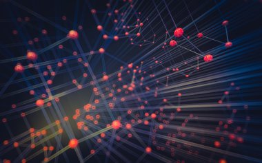 Soyut çokgen uzay düşük poligonal arkaplan 