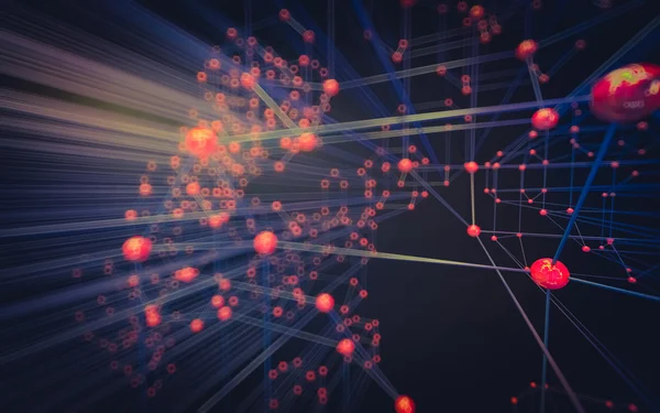 Soyut çokgen uzay düşük poligonal arkaplan 