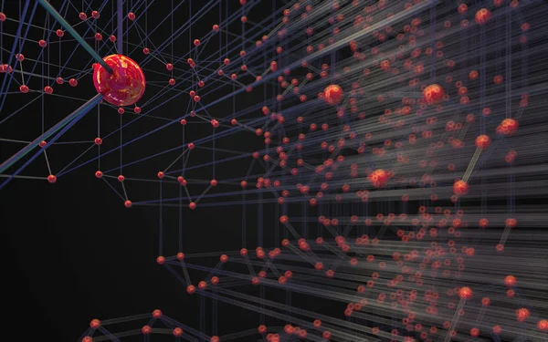 Soyut çokgen uzay düşük poligonal arkaplan 