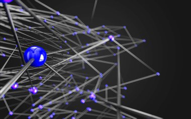 Soyut çokgen uzay düşük poligonal arkaplan 