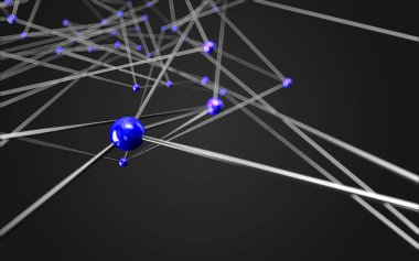 Soyut çokgen uzay düşük poligonal arkaplan 