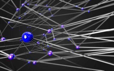 Soyut çokgen uzay düşük poligonal arkaplan 