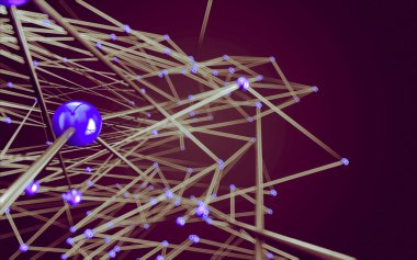 Soyut çokgen uzay düşük poligonal arkaplan 