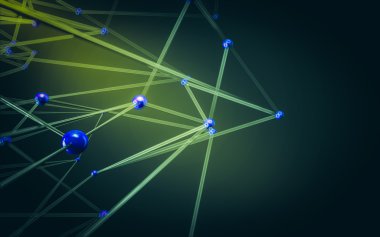 Soyut çokgen uzay düşük poligonal arkaplan 