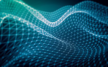 Soyut çokgen uzay düşük poligonal arkaplan 