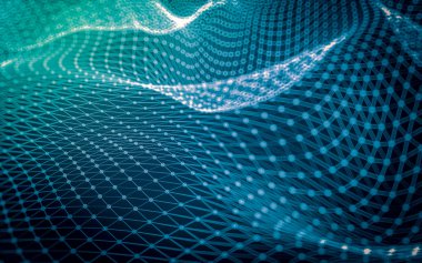 Soyut çokgen uzay düşük poligonal arkaplan 