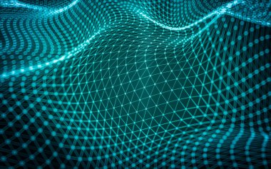 Soyut çokgen uzay düşük poligonal arkaplan 