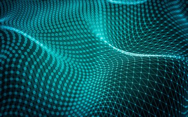 Soyut çokgen uzay düşük poligonal arkaplan 