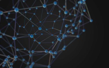 Soyut çokgen uzay düşük poligonal arkaplan 