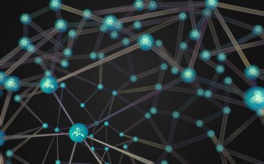 Soyut çokgen uzay düşük poligonal arkaplan 