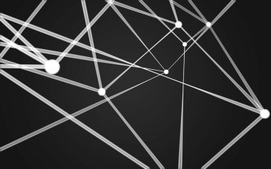 Soyut çokgen uzay düşük poligonal arkaplan 