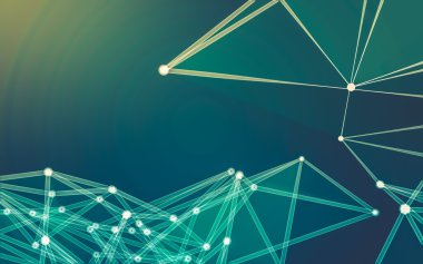 Soyut çokgen uzay düşük poligonal arkaplan 