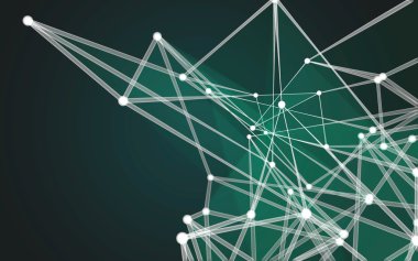 Soyut çokgen uzay düşük poligonal arkaplan 