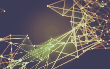 Soyut çokgen uzay düşük poligonal arkaplan 