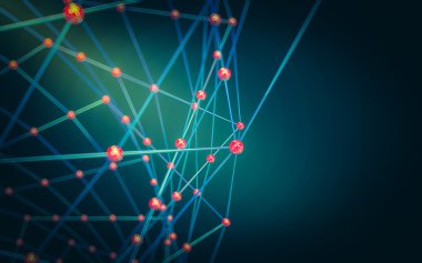 Soyut çokgen uzay düşük poligonal arkaplan 