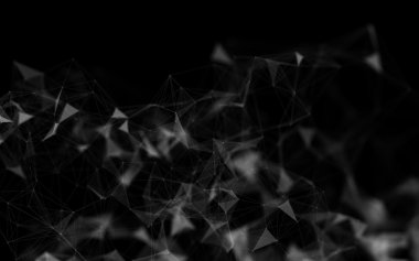 Soyut çokgen uzay düşük poligonal arkaplan 