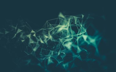 Soyut çokgen uzay düşük poligonal arkaplan 