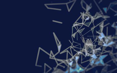 Soyut çokgen uzay düşük poligonal arkaplan 