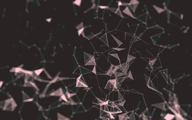 Soyut çokgen uzay düşük poligonal arkaplan 