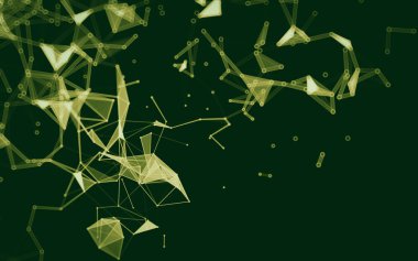 Soyut çokgen uzay düşük poligonal arkaplan 