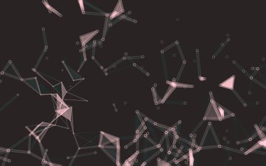 Soyut çokgen uzay düşük poligonal arkaplan 