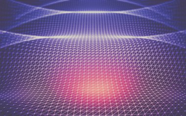 Soyut çokgen uzay düşük poligonal arkaplan 