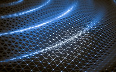 Soyut çokgen uzay düşük poligonal arkaplan 