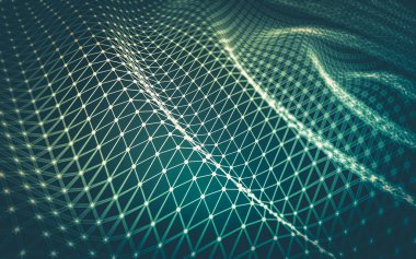 Soyut çokgen uzay düşük poligonal arkaplan 