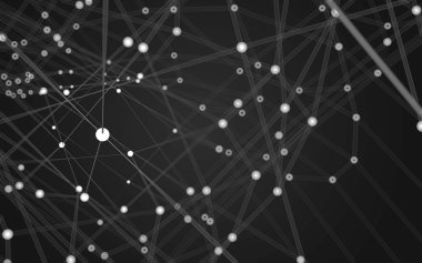 Soyut çokgen uzay düşük poligonal arkaplan 