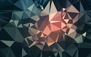 Düşük Poli arka plan, geometri üçgen