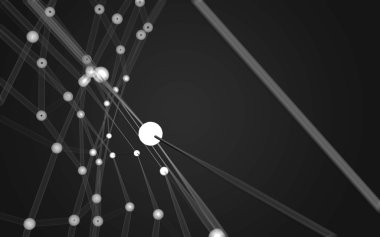 Soyut çokgen uzay düşük poligonal arkaplan 