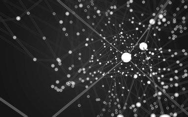 Soyut çokgen uzay düşük poligonal arkaplan 