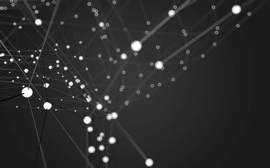 Soyut çokgen uzay düşük poligonal arkaplan 