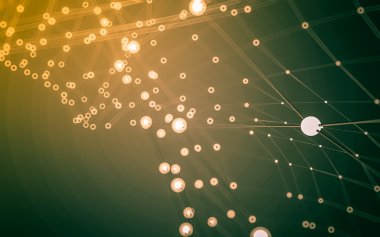 Soyut çokgen uzay düşük poligonal arkaplan 