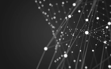 Soyut çokgen uzay düşük poligonal arkaplan 