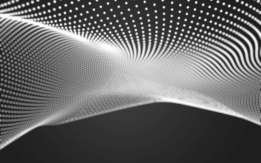 Soyut çokgen uzay düşük poligonal arkaplan 