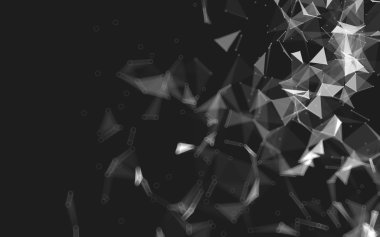 Düşük Poli arka plan, geometri üçgen