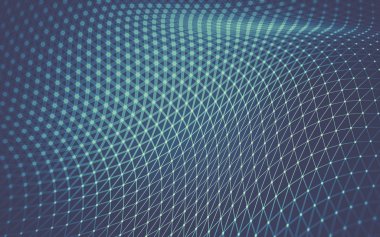 Çokgen alanı düşük Poli koyu arka plan, 3d render