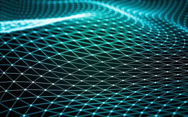 Soyut çokgen uzay düşük poligonal arkaplan 