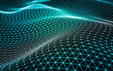 Soyut çokgen uzay düşük poligonal arkaplan 