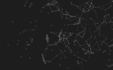 Soyut çokgen uzay düşük poligonal arkaplan 