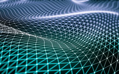 Soyut çokgen uzay düşük poligonal arkaplan 