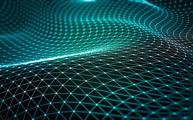 Soyut çokgen uzay düşük poligonal arkaplan 