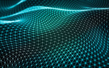 Soyut çokgen uzay düşük poligonal arkaplan 