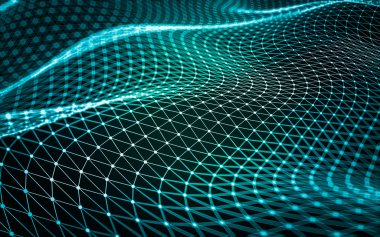 Soyut çokgen uzay düşük poligonal arkaplan 