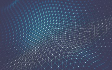 Çokgen alanı düşük Poli koyu arka plan, 3d render