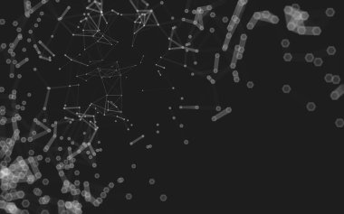 Soyut çokgen uzay düşük poligonal arkaplan 