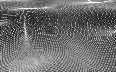 Çokgen alanı düşük Poli koyu arka plan, 3d render